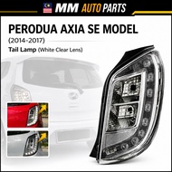Perodua Axia 2013–2022 White Albino LED Rear Tail Light LH/RH Lampu Belakang