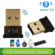 อะแดปเตอร์บลูทูธ 5.0 USB ภายใต้แบบไร้สายบลูทูธ 5.0 ดองเกิลอะแดปเตอร์สำหรับเครื่องคอมพิวเตอร์แล็ปท็อป