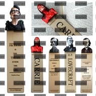 MARIER Horror Novels Individuality Office Supplies Book Lovers Half-Length Figure