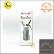 Hotdeal กระบอกวิปครีม Quick Whip 250 มล. พร้อมชุดหัวบีบ 4 ชิ้น Quick Whip Cream Whipper 250 ml. คุณภ