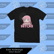 Ranso Kaos Bocchi The Rock Hitori/T-Shirt Baju Kessoku Band Hitori Bocchi/Kaos Hitori Bocchi Casual 
