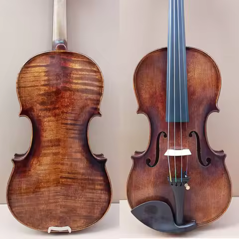 professional over 20 years maple Handmade violin 4/4 3/4 1/2 1/4 size Italian dark antique oil varni