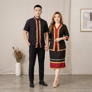 KADAZAN SET COUPLE..free size women 50kg to 75kg men 50kg to 75kg
