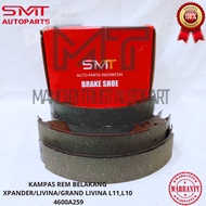 BRAKE SHOE REAR BRAKE PADS XPANDER LIVINA L10 L11 1 SET SMT Original WARRANTY 4600A259