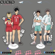 CUCKO Anime Haikyuu, Acrylic Haikyuu Double Acrylic Stand, Desktop Plate Stand Model Double Volleyba