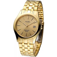 ALBA GOLD LADIES WATCH AXT846X1 - INTERNATIONAL WARRANTY