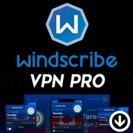 Windscribe VPN Pro (台数無制限版) 年間ライセンス【ダウンロード版】Windows/MAC/Linux/IOS/Android対応のVPNへの無制限アクセス