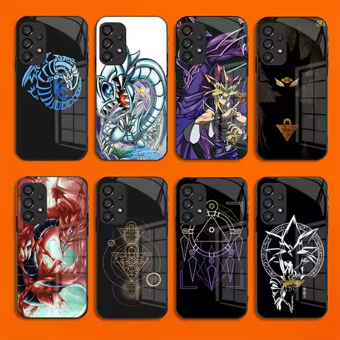 Yu-Gi-Oh! For Samsung Galaxy Note 8 9 S10 Plus S20 S21 FE S23 Ultra A12 A13 A32 A33 New Cartoon Temp
