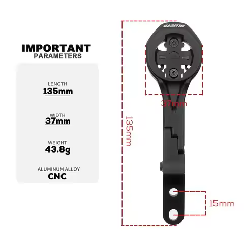 Bike Computer Mount for Cervelo S5 Integrated Handlebar Aluminum Alloy GPS Mount For Garmin Bryton W