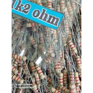 10 pcs resistor 1/2 watt 1k2 ohm