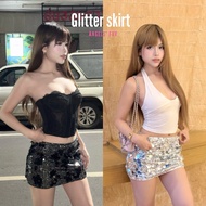 ANGELS.FAV-Glitter skirt