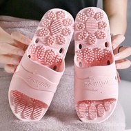 Massage slippers non-slip soft bottom bathroom bath leaking couple bedroom sandals and slippers qiancmy.my