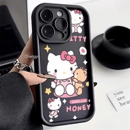 Casing OPPO R11 R11S R15 R15 Pro R15B R15M R17 Casing Silicone Cute KT Cat Phone Case