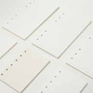 A6/A7/A5/A8/M5 Loose-leaf Notebook/6-Hole Loose-leaf Notebook Inner Core Refill/Square/Horizontal Li