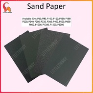 Sand Paper Grade 60 - 3000 Full Range Grade Silicon Carbide Kertas Pasir LittleThingy