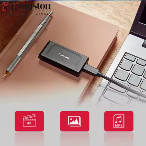 Kingston SXS1000 External Solid State Drive PSSD Mini Portable Hard Drive 1TB 2TB Max 1050Mb/s USB 3