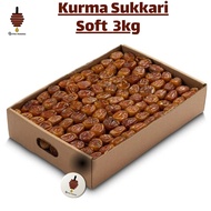 Kurma Sukkari /Sukari Dates  plus  Madinah Kurma Sukkari Soft / 3kg