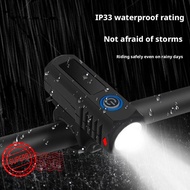 Bright Bicycle Light 3 Led Front Usb Type-c Rechargeable Bike Lamp Flashlight Headlight Bicycle L1o2