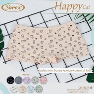 Sorex CD Wanita Mini Boxer Happy Cat Freesize (Setara Size S-L) CD 13275
