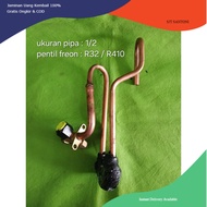 1/ 2 Ac Valve Valve 1 Complete Set of Original R32 & R410A Freon Filling Valves