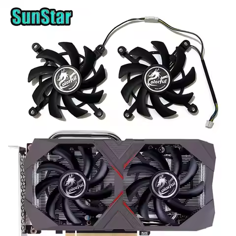 NEW 85MM 4PIN RTX 2060 GTX 1660 GPU Cooling Fan For Colorful GeForce RTX 2060 GTX 1660TI 1660Super G