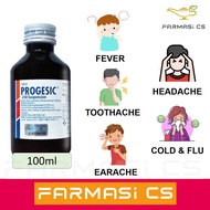 XEPA Progesic-250 Suspension 100ml EXP:09/2025 [ fever headache cold flu toothache earache raspberry