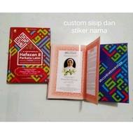 Al Quran Custom Sisipan Foto Dan Stiker Nama Wakaf Al Quran/Mengenang Ukuran A5 Sedang Pengganti Yas