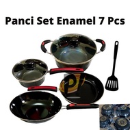 Texania 7pcs Enamel Pot Set