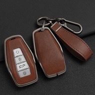 Alloy Car  Key Cover Case Shell Fob For Proton X50 X90 Geely Emgrand X7 EX7 Coolray 2019-2020 Auto Protector Keyless Accessories Keychain