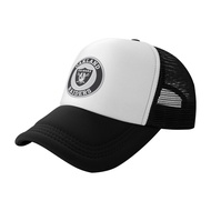 NFL Oakland Raiders Mesh Trucker Cap with Sun Protection - Perfect for Hiking and Camping