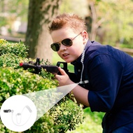 Agent Cosplay Earpiece Covert Agent Earpiece with Metal Clip for Security Guard Cosplay Secret Servi