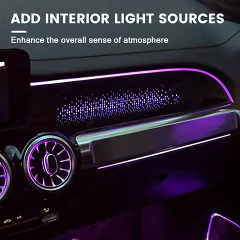 Mercedes Benz GLB-Class Interior Light 64 Colors LED Copilot Interior Panel Ambient Light For Merced