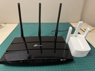 TP-Link AC1750 無線路由器 + TP LINK 無線擴展器