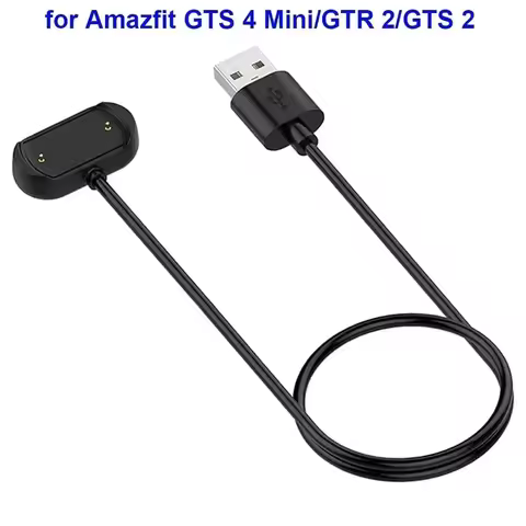 Charger for Amazfit Bip 3/ Bip 3 Pro/ GTS 4 Mini/ Bip U Pro/GTS 2/ GTR 2/ GTS2 Mini/ GTS 2e/ T-Rex P