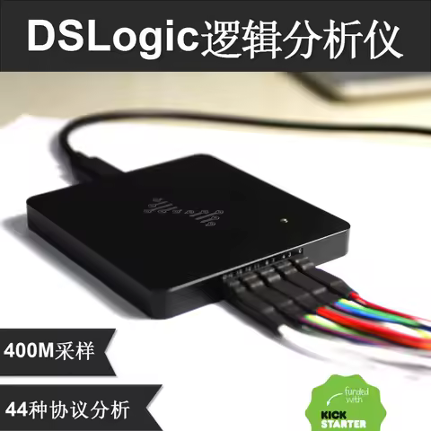 DSLogic logic analyzer 5x saleae bandwidth 400M sampling 16 channels, debugging assistant