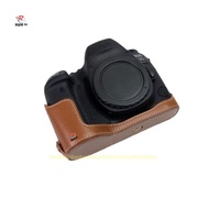 PU Camera Half Body Case Cover For Canon EOS 6D2 6Dii 6D Mark ii With Hand Strap