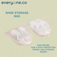 Non-Woven Shoe Storage Bag Travel Organizer | Beg Kasut Kalis Air & Habuk Untuk Pengembaraan & Almar