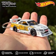 GANTUNGAN Hot Wheels Keychain Nissan GTR R34 Keychain, LB er34 Nissan Skyline r34 Liberty Walk Keyri