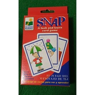 Snap Look and Learn card game.