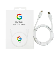 Original Google 45W PD USB-C Charger UK Plug Fast Charging Power Adapter With USB C To Type C Cable 