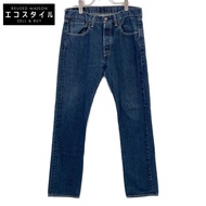 กางเกงขายาวทรงตรง Levi's 501 สีอินดิโก้ มือสอง ไซส์ 31