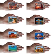 ohana small keychain acrylic - , AUSTRIA , AMSTERDAM , BELGIUM , CAMBODIA souvenir