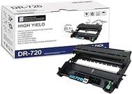 1-Pack DR720 High Yield Black Drum Unit, Replacement for Brother HL-5440D 5450DN 5470DW/DWT 6180DW/D