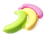 東京仁 - (顏色隨機) 防壓扁便携香蕉收納盒 x 3個