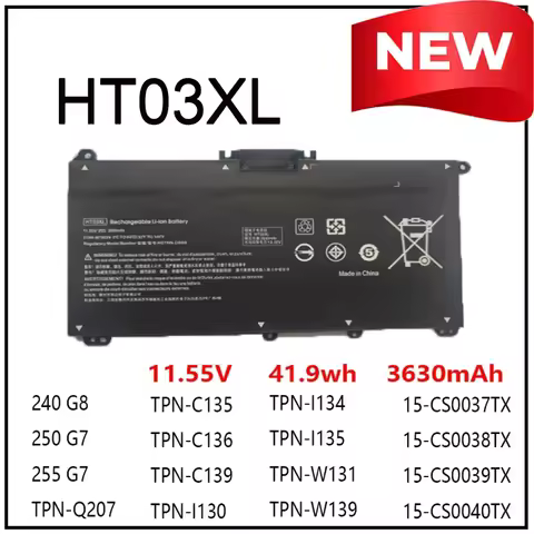 HT03XL Laptop Battery L11119-855 for HP Pavilion 15-DA 15-DB 15-DW 15-CS 15-DY 17-by 17-CA 14-CE 14-