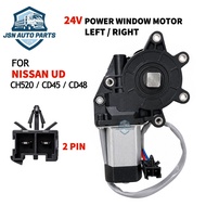 Nissan UD CH520 CD45 CD48 2 PIN 24V Power Window Motor