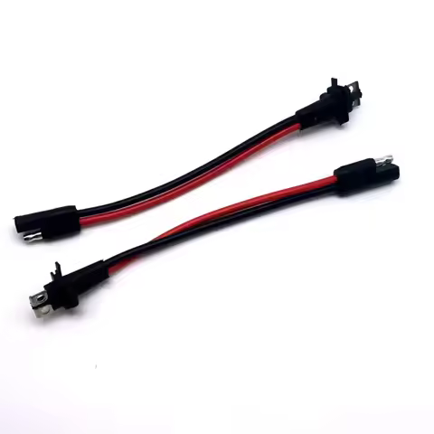 2PCS Connector Tail Circuit Buttcock Cable Power Cord For Motorola SM50 SM120 CM200 CM 400 GM950 GM3