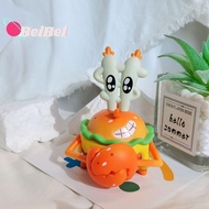 BEIBEI Spongebob Delicious Crab Burger Model Toys Action Figures Mini Dolls Cute Anime Desktop Figur