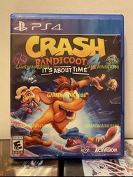 （中古二手）PS4遊戲 蠱惑狼 4 古惑狼 4 時空之旅 Crash Bandicoot4 It's About Time 美版英文版 （可免費升級PS5版本）