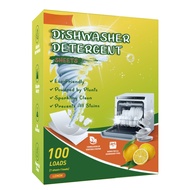 [All-in-One Solution] Multi-Functional Dishwashing Sheets/Oil Stain Removal/Shiny Finish